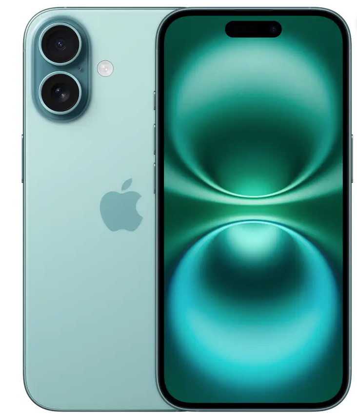 Apple iPhone 16 (Teal, 128 GB)
