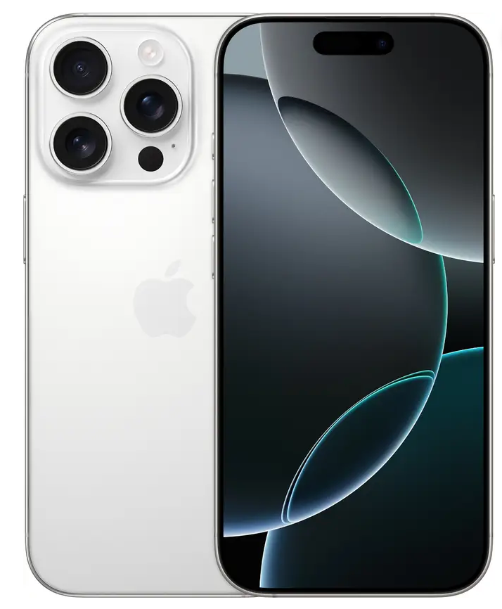 Apple iPhone 16 Pro (White Titanium, 128 GB)