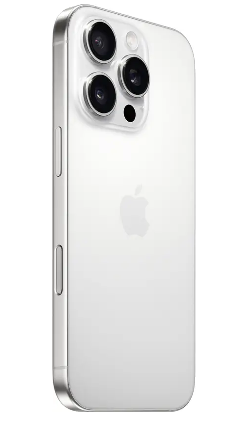 Apple iPhone 16 Pro (White Titanium, 128 GB)