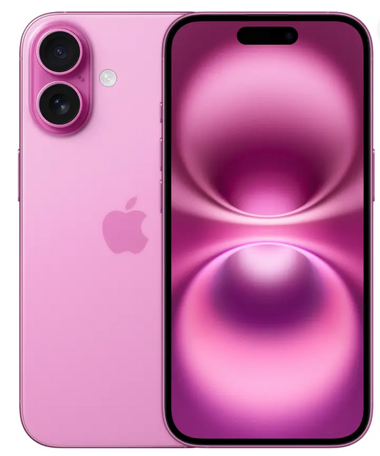 Apple iPhone 16 (Pink, 128 GB)