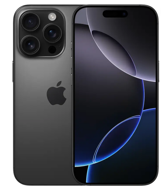 Apple iPhone 16 Pro (Black Titanium, 128 GB)